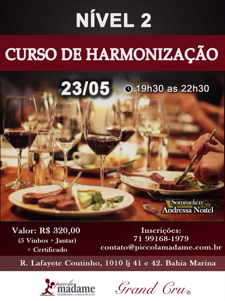 Cartaz curso de harmonização